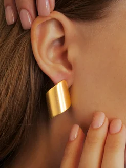 Серьги бижутерия ракушки сережки спирали матовые